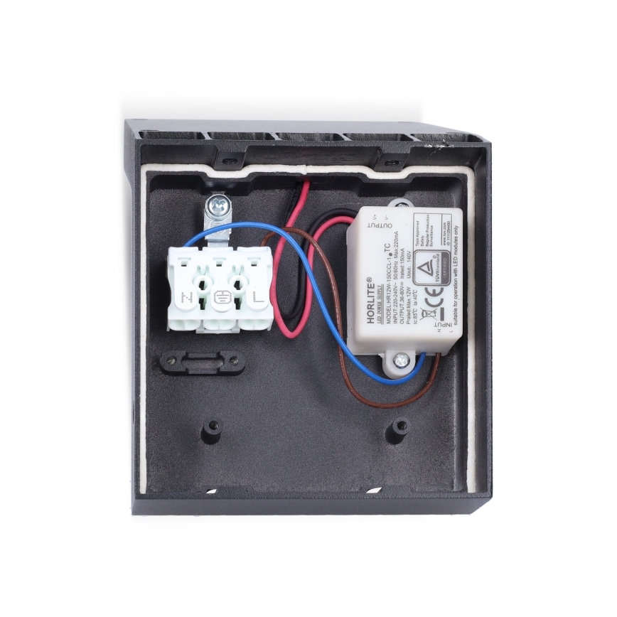 Brilagi - LED välisseinavalgusti RIANO LED/8W/230V antratsiit IP65