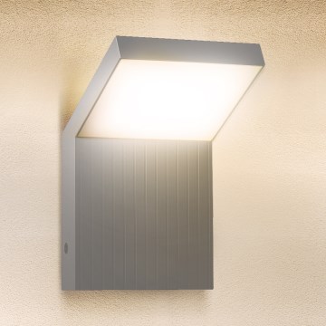 Brilagi - LED välisseinavalgusti RIANO LED/8W/230V hõbedane IP65