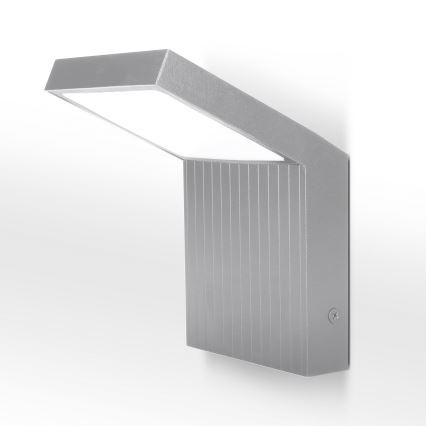 Brilagi - LED välisseinavalgusti RIANO LED/8W/230V hõbedane IP65