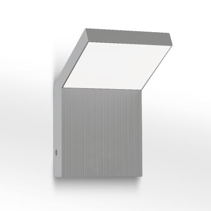 Brilagi - LED välisseinavalgusti RIANO LED/8W/230V hõbedane IP65
