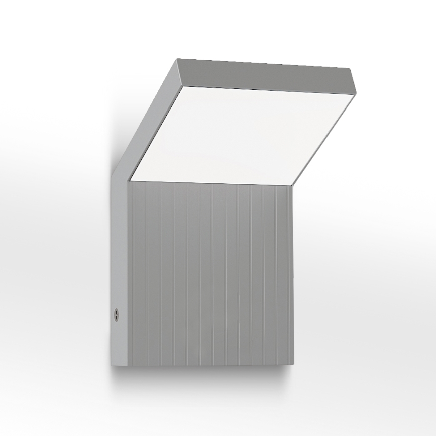 Brilagi - LED välisseinavalgusti RIANO LED/8W/230V hõbedane IP65