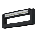 Brilagi - LED välisseinavalgusti SALERNO LED/12W/230V 35,5 cm must IP65
