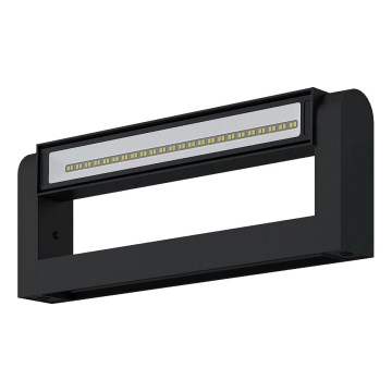 Brilagi - LED välisseinavalgusti SALERNO LED/12W/230V 35,5 cm must IP65