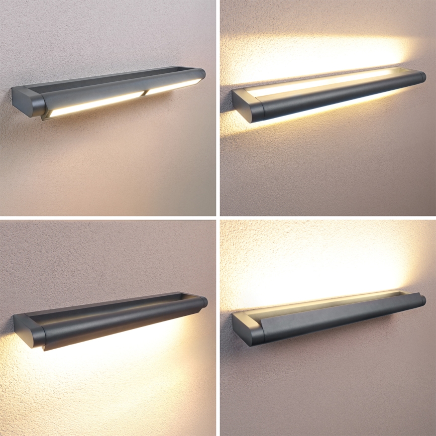 BRILAGI - LED Väline seinavalgusti fassaadile SALERNO LED/24W/230V 66 cm antratsiit IP65