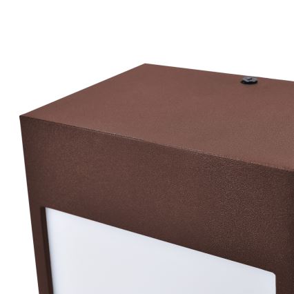 Brilagi - LED välisseinavalgusti TERNI LED/12W/230V pruun IP44