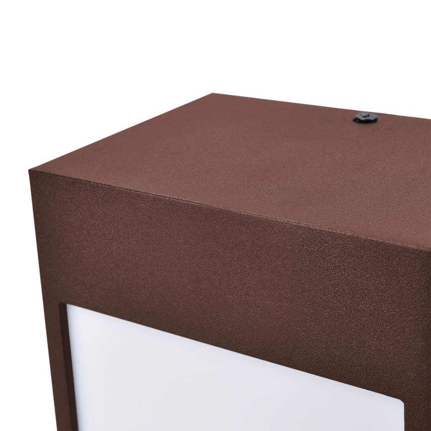 Brilagi - LED välisseinavalgusti TERNI LED/12W/230V pruun IP44