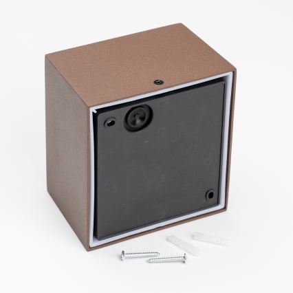 BRILAGI - LED välisseinavalgusti TERNI LED/12W/230V pruun IP44