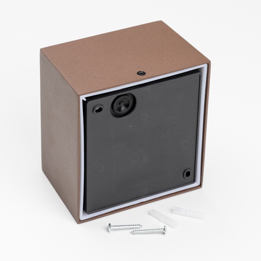 BRILAGI - LED välisseinavalgusti TERNI LED/12W/230V pruun IP44