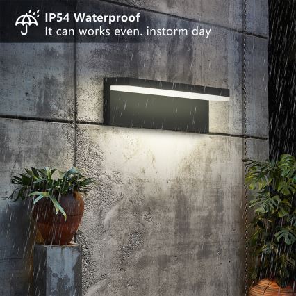 Brilagi - LED välisseinavalgusti TESSI LED/10W/230V must IP54