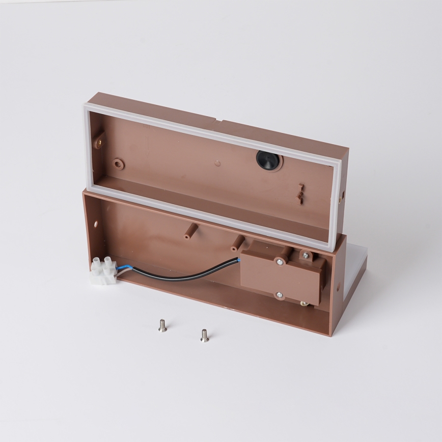 Brilagi - LED välisseinavalgusti TESSI LED/10W/230V pruun IP54