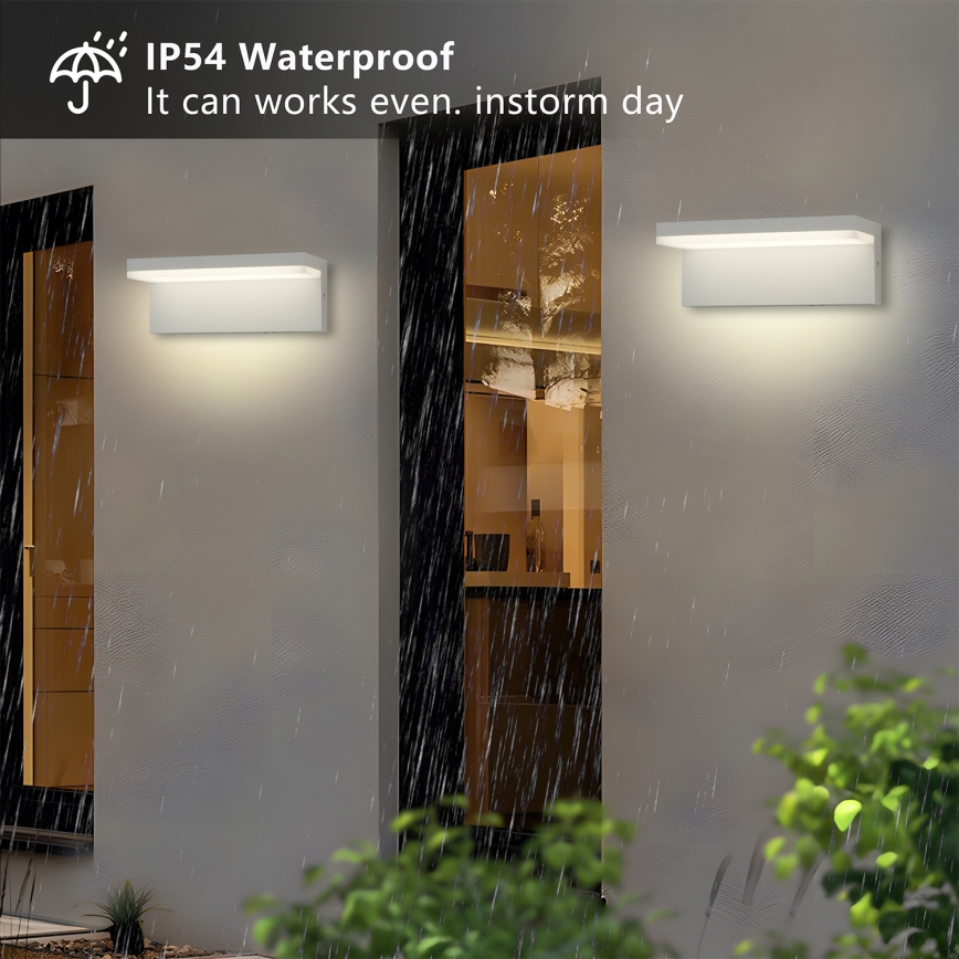 Brilagi - LED välisseinavalgusti TESSI LED/10W/230V valge IP54