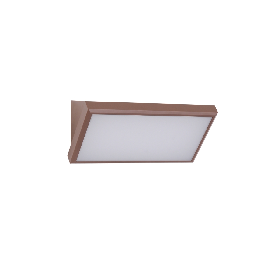 Brilagi - LED-välisseinavalgusti TRIANGLE LED/20W/230V 3000/4000/6500K pruun IP65