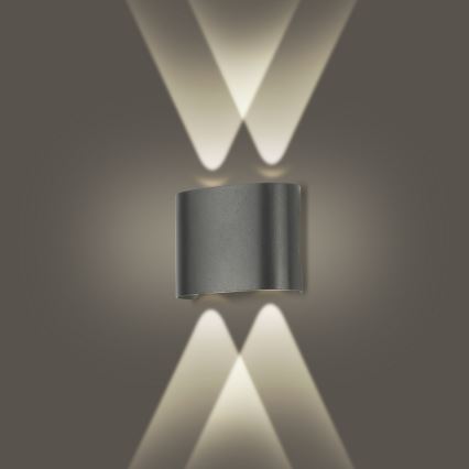 Brilagi - LED Välistingimuse valgusti FLAREBOX LED/4W/230V antratsiit IP65