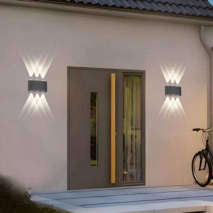 Brilagi - LED Välistingimuse valgusti FLAREBOX LED/6W/230V antratsiit IP65