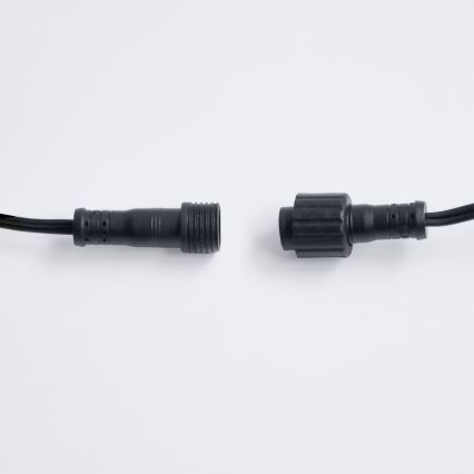 Brilagi - LED välistingimustesse mõeldud dekoratiivne valguskett GIRLANDA 18xE12/0,6W/230V 13m must IP44 soe valge