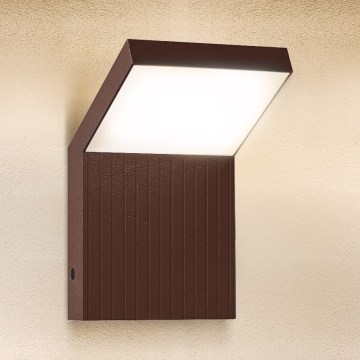 Brilagi - LED välistingimustele mõeldud seinavalgusti RIANO LED/8W/230V pruun IP65