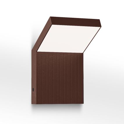 Brilagi - LED välistingimustele mõeldud seinavalgusti RIANO LED/8W/230V pruun IP65