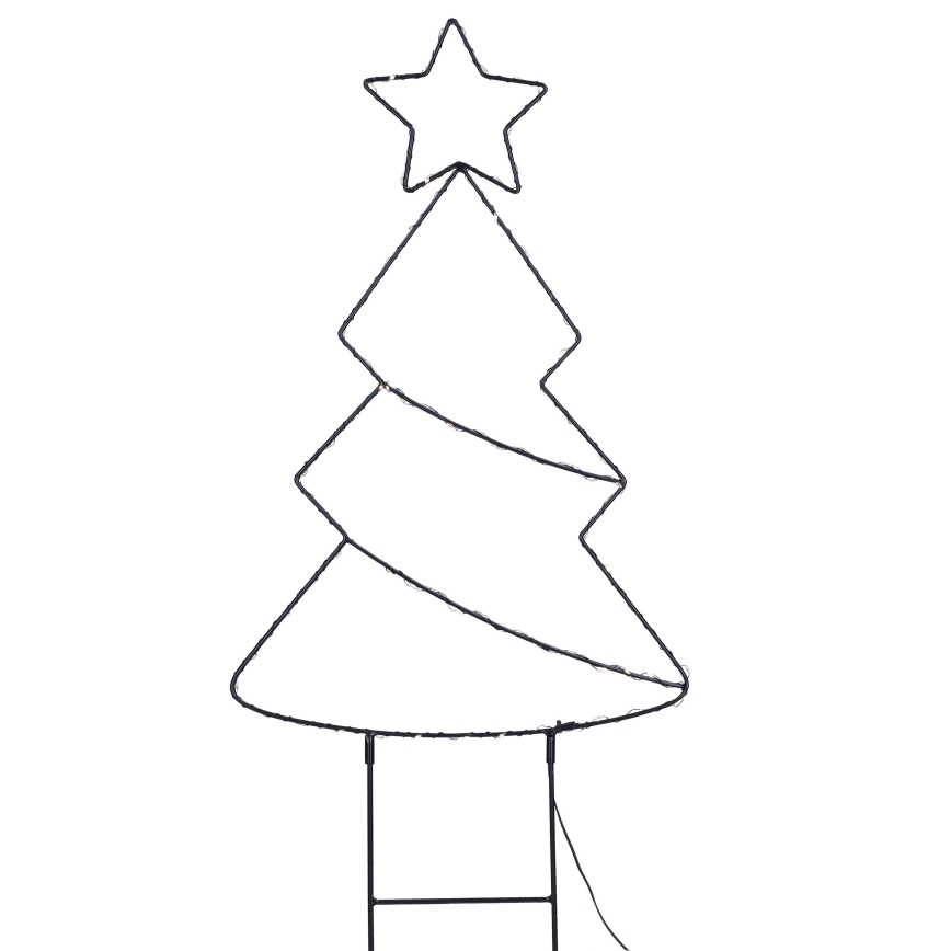 Brilagi - LED välistingimustes jõulukaunistus, LED/3xAA, IP44, 68x29 cm, kuusk