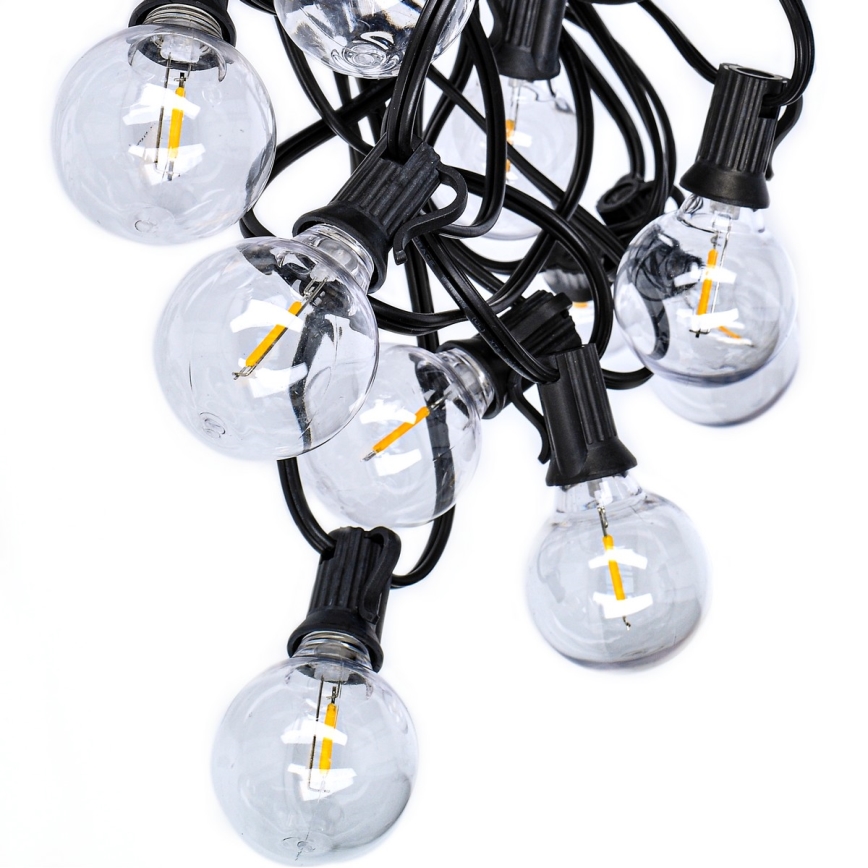 BRILAGI - LED väljas kasutatav dekoratiivne valguskett GIRLANDA 25xE12/0,8W/230V 20m IP44 külmvalge