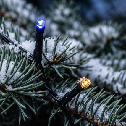 BRILAGI - LED välistingimustes kasutatav jõulukett 100×LED / 8 funktsiooni, 13 m, IP44, mitmevärviline