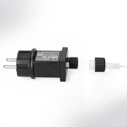 Brilagi - LED välistingimustesse mõeldud jõulurida, 200 LED, 8 funktsiooni, 13 m, IP44, soe valge, jääpurikad