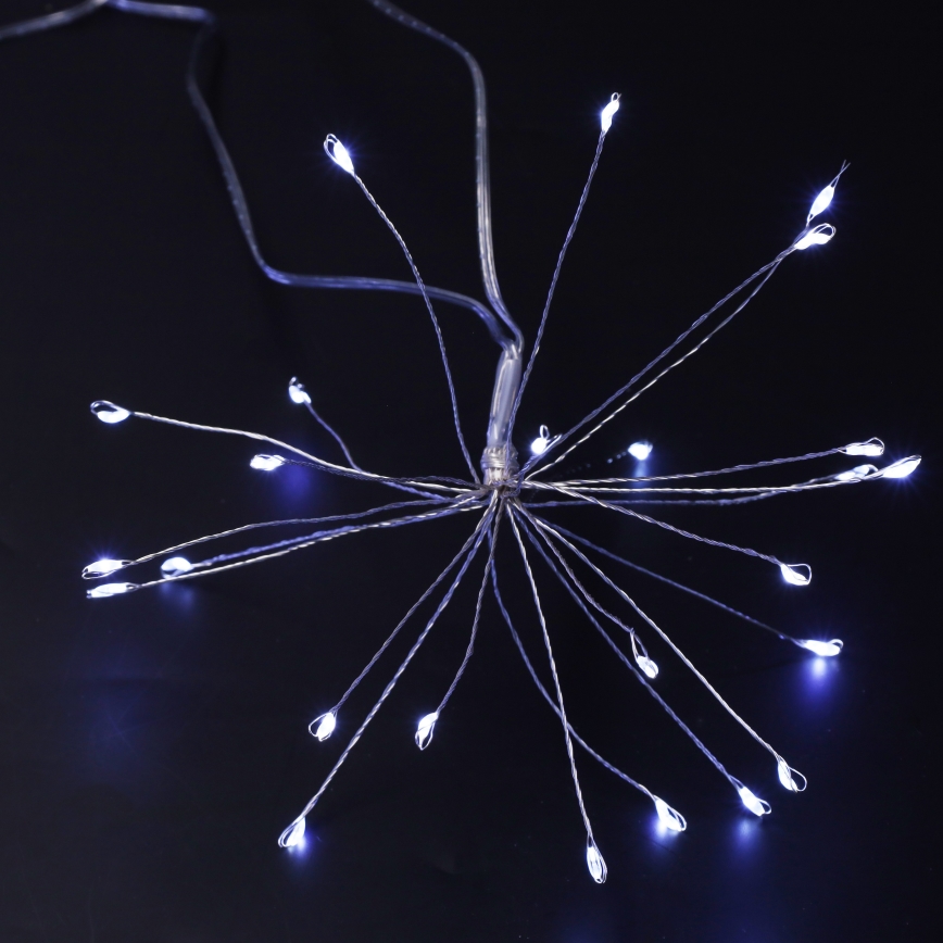 Brilagi - LED välistingimustesse mõeldud valguskett, 150×LED, 5 m, IP44, külmvalge, ilutulestikuefekt
