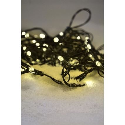 Brilagi - LED-välisvalguskett, 200 LED, 8 režiimi, 23 m, IP44, soe valge