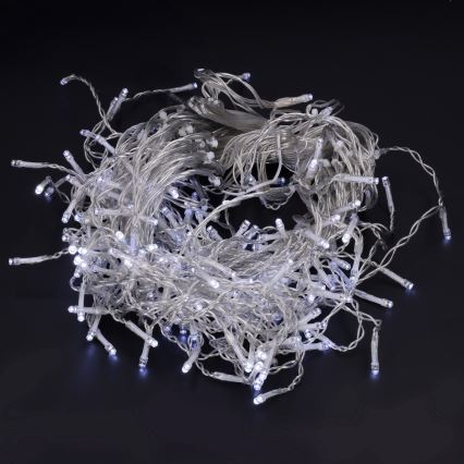 Brilagi - LED välistingimuste valguskett 200×LED/8 režiimi 13 m IP44 külmvalge jääpurikad