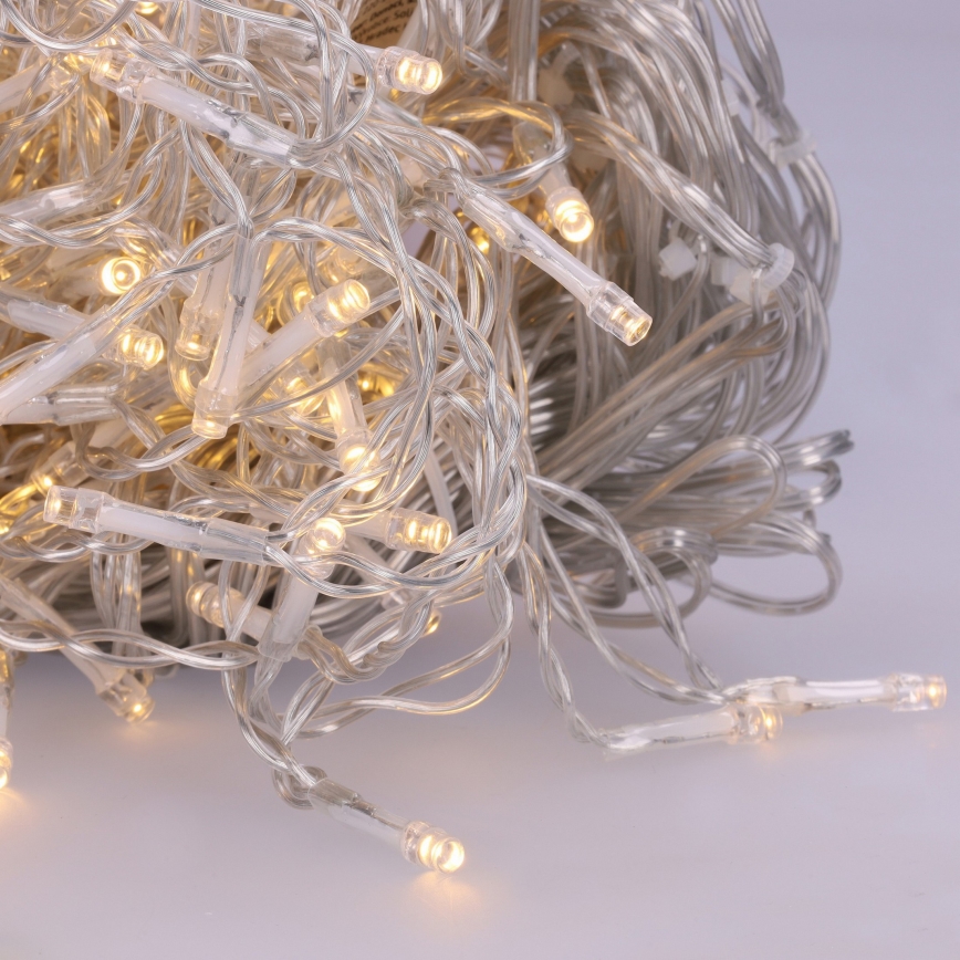 Brilagi - LED välisvalguskett 400xLED/8 funktsiooni 23m IP44 soe valge