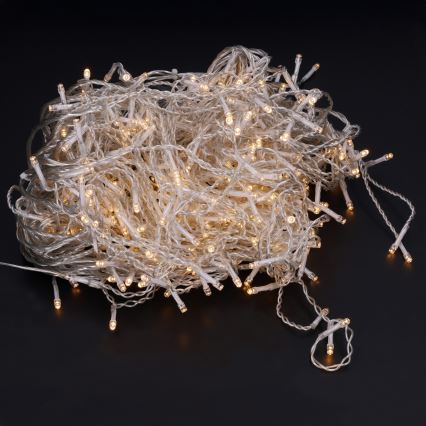 Brilagi - LED välisvalguskett 400xLED/8 funktsiooni 23m IP44 soe valge