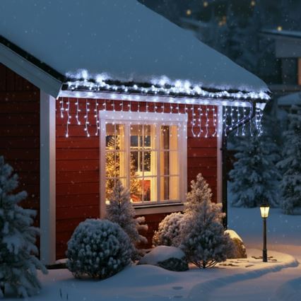 Brilagi - LED välisvalguskett 400xLED/8 režiimi 23m IP44 külmvalge