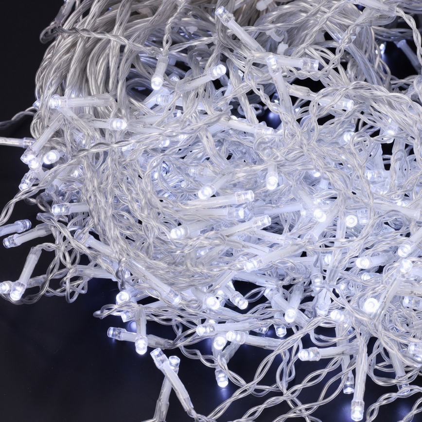 Brilagi - LED välisvalguskett 400xLED/8 režiimi 23m IP44 külmvalge