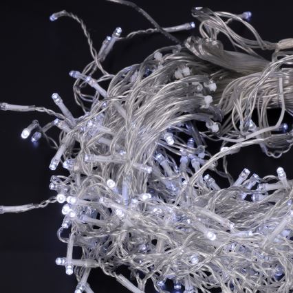 Brilagi - LED välisvalguskett 400xLED/8 režiimi 23m IP44 külmvalge