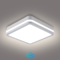 Brilagi - LED-välisvalgusti anduriga BENE LED/18W/230V 22x22 cm valge IP54
