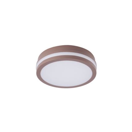 Brilagi - LED välistingimustele mõeldud laevalgusti liikumisanduriga BENE LED/18W/230V, läbimõõt 21,5 cm, pruun, IP54