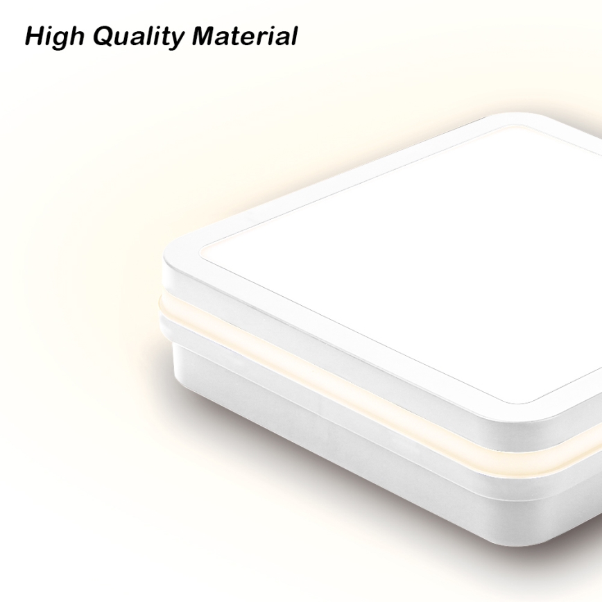 Brilagi - LED välisvalgusti anduriga BENE LED/24W/230V 26x26 cm valge IP54