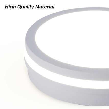 Brilagi - LED-välislaelamp BENE liikumisanduriga LED/24W/230V, läbimõõt 26 cm, valge, IP54