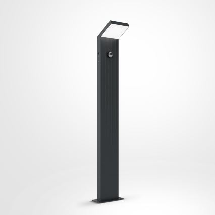 Brilagi - LED välisvalgusti anduriga RIANO LED/8W/230V antratsiit IP65 80 cm