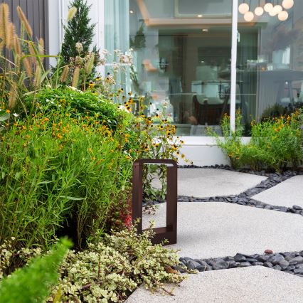 Brilagi - LED välisvalgusti BARI LED/7W/230V 3000/4000/6000K pruun IP54 30 cm