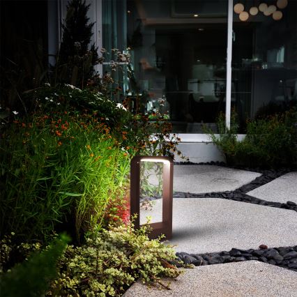 Brilagi - LED välisvalgusti BARI LED/7W/230V 3000/4000/6000K pruun IP54 30 cm