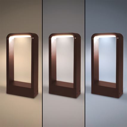 Brilagi - LED välisvalgusti BARI LED/7W/230V 3000/4000/6000K pruun IP54 30 cm