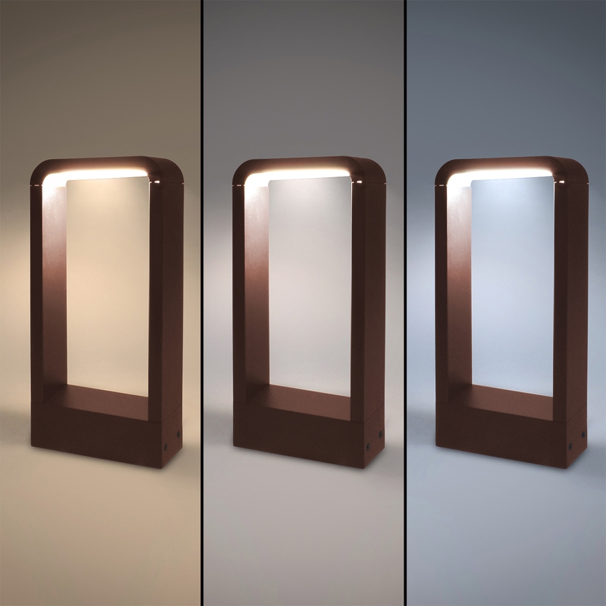 Brilagi - LED välisvalgusti BARI LED/7W/230V 3000/4000/6000K pruun IP54 30 cm