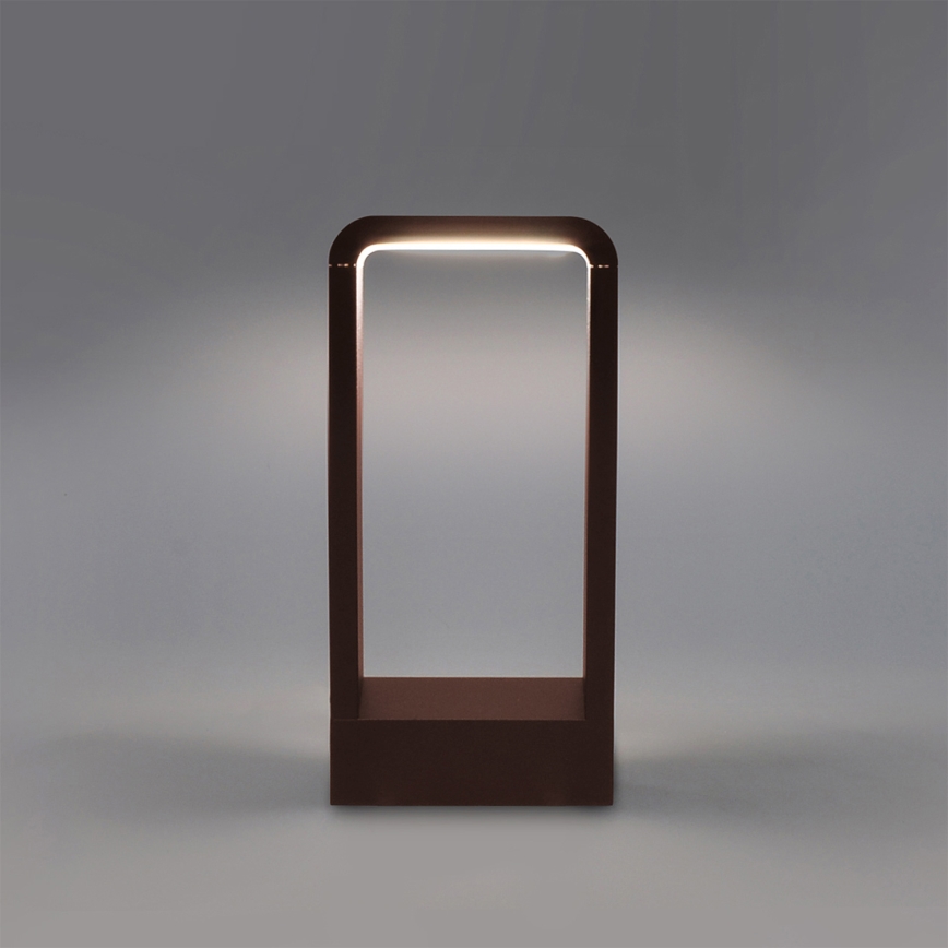 Brilagi - LED välisvalgusti BARI LED/7W/230V 3000/4000/6000K pruun IP54 30 cm