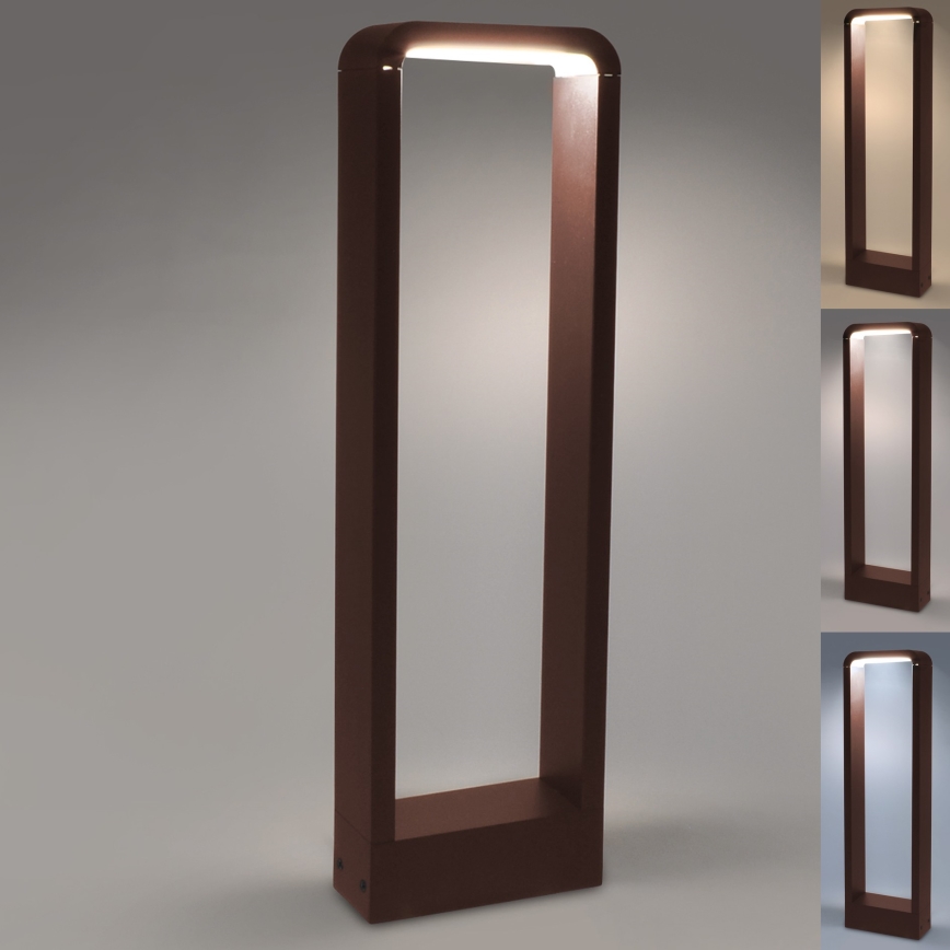 Brilagi - LED välisvalgusti BARI LED/7W/230V 3000/4000/6000K pruun IP54 50 cm