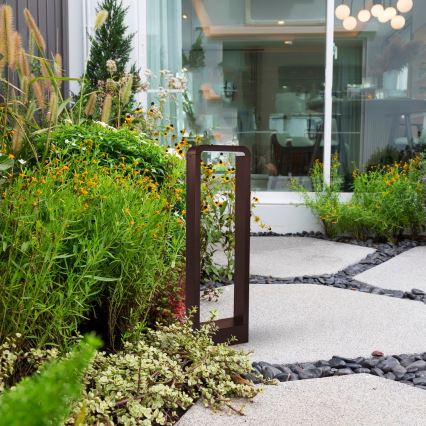 Brilagi - LED välisvalgusti BARI LED/7W/230V 3000/4000/6000K pruun IP54 50 cm