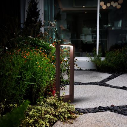 Brilagi - LED välisvalgusti BARI LED/7W/230V 3000/4000/6000K pruun IP54 50 cm