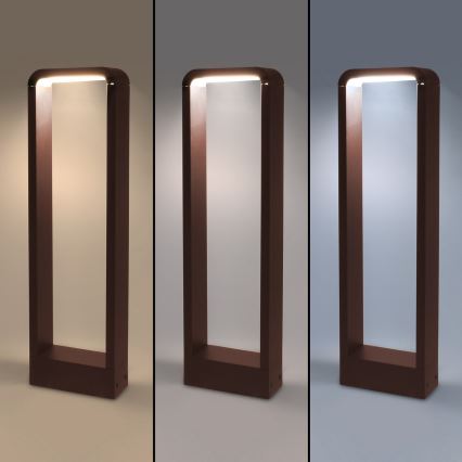 Brilagi - LED välisvalgusti BARI LED/7W/230V 3000/4000/6000K pruun IP54 50 cm