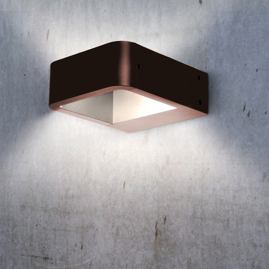 Brilagi - LED välisseinavalgusti BARI LED/7W/230V 3000/4000/6000K pruun IP54