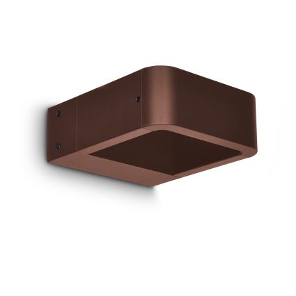 Brilagi - LED välisseinavalgusti BARI LED/7W/230V 3000/4000/6000K pruun IP54