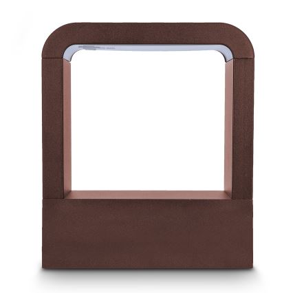 Brilagi - LED välisseinavalgusti BARI LED/7W/230V 3000/4000/6000K pruun IP54